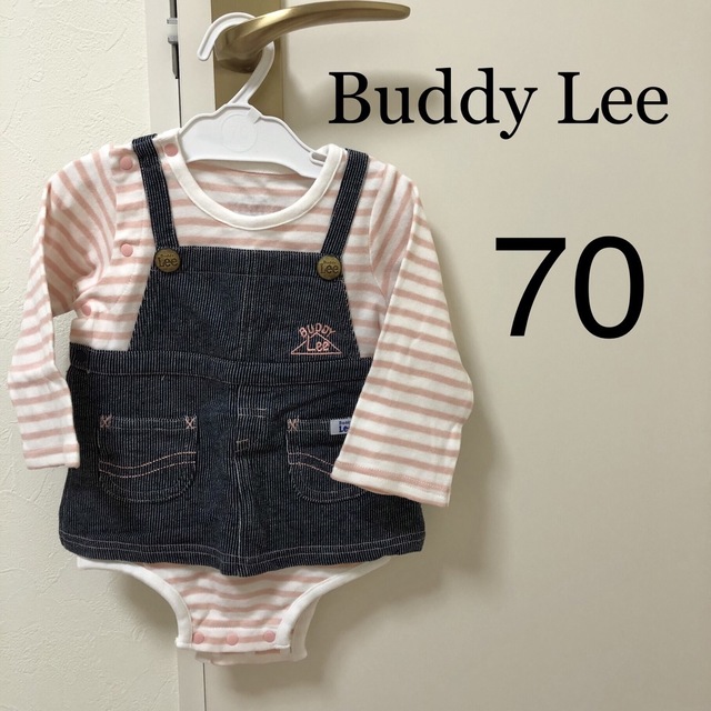 Buddy Lee(バディーリー)のジャンスカ風ロンT キッズ/ベビー/マタニティのベビー服(~85cm)(Ｔシャツ)の商品写真