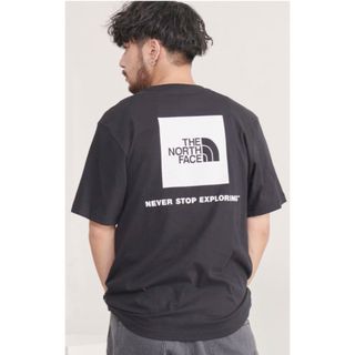 ザノースフェイス(THE NORTH FACE)の韓国ノースフェイスホワイトレーベルボックスロゴTシャツ NT7UN56ブラック(Tシャツ/カットソー(半袖/袖なし))