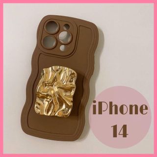 大人気 iPhoneケース iPhone14 スマホグリップ うねうねケース(iPhoneケース)