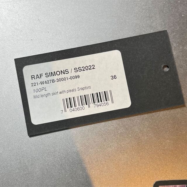 RAF SIMONS 22ss Sroptors skirt-fizikalcentar.rs