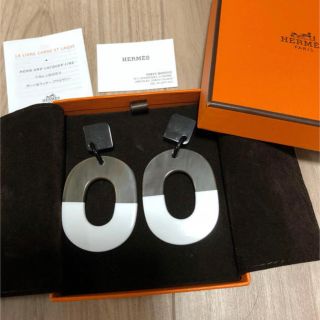 エルメス(Hermes)のエルメス  HERMES バッファローホーン イスム ピアス(ピアス)