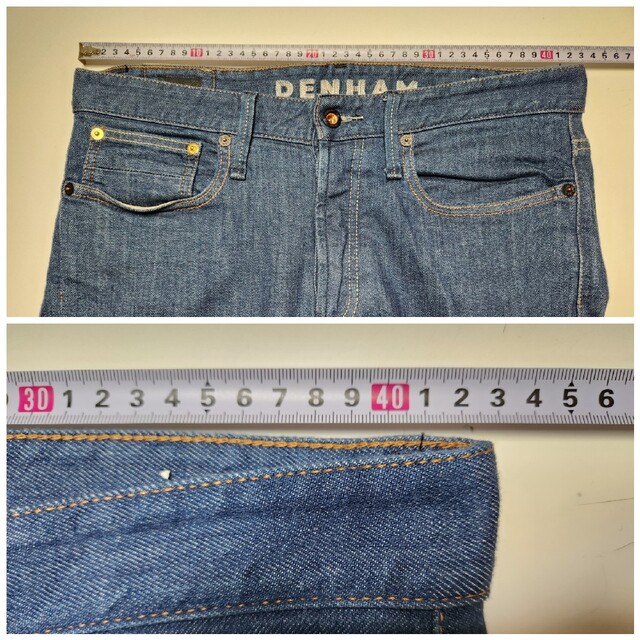 美品】DENHAM デンハム BOLT 2DSS Candiani製 W33 | gulatilaw.com