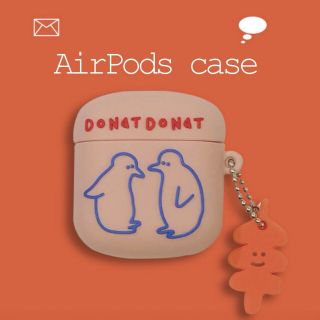 イラスト アニマル AirPods case ぺんぎん シリコンケース(モバイルケース/カバー)