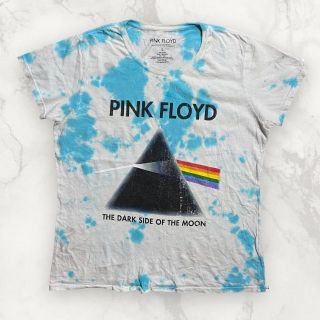 S97 古着 PINK FLOYD  白　水色 ピンクフロイド　バンド Tシャツ(Tシャツ/カットソー(半袖/袖なし))