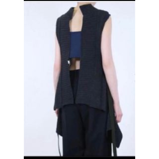 ルシェルブルー IRENE 2021SS Tulle Vest ブラック 36