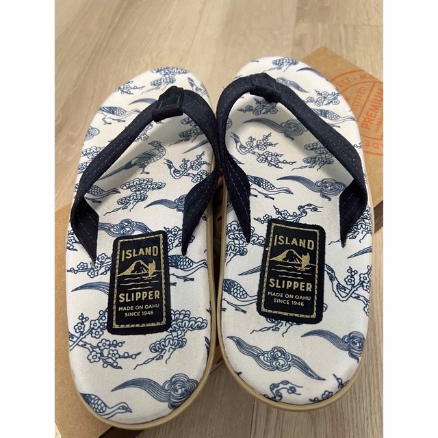 ISLAND SLIPPER(アイランドスリッパ)の箱なしIsland Slippers united arrows 花鳥風月US9 メンズの靴/シューズ(サンダル)の商品写真