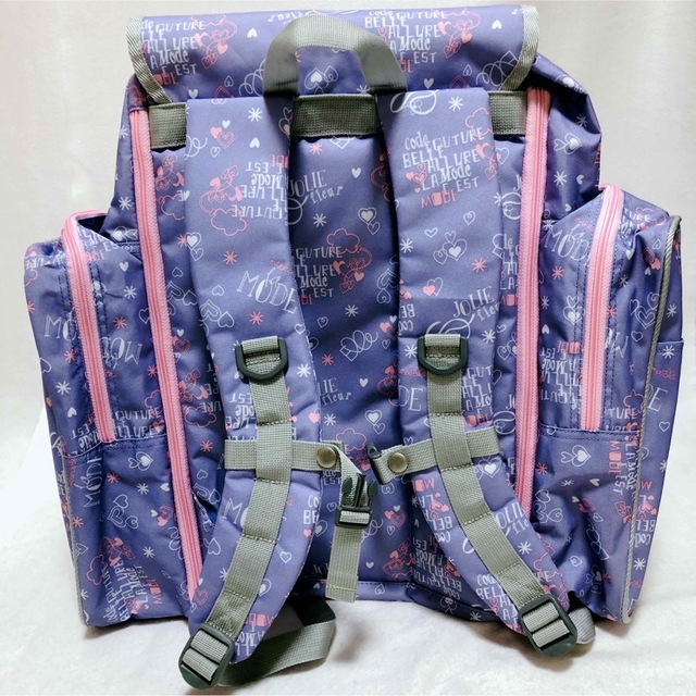 ひし型 【美品】エル エルプチ 女の子 リュック ボストンバック サブ