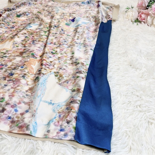 【美品】tsumori chisato  シルク100% ワンピース　流れ星　M 2