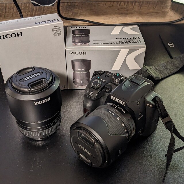 ペンタックスK-70+55-300mm+フィルター2種+アストロトレーサー | フリマアプリ ラクマ
