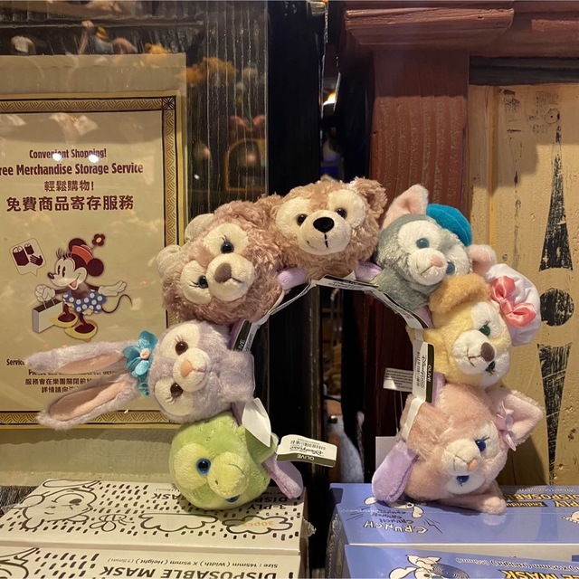 香港ディズニー新商品　オルメル　ぬいぐるみ　カチューシャ