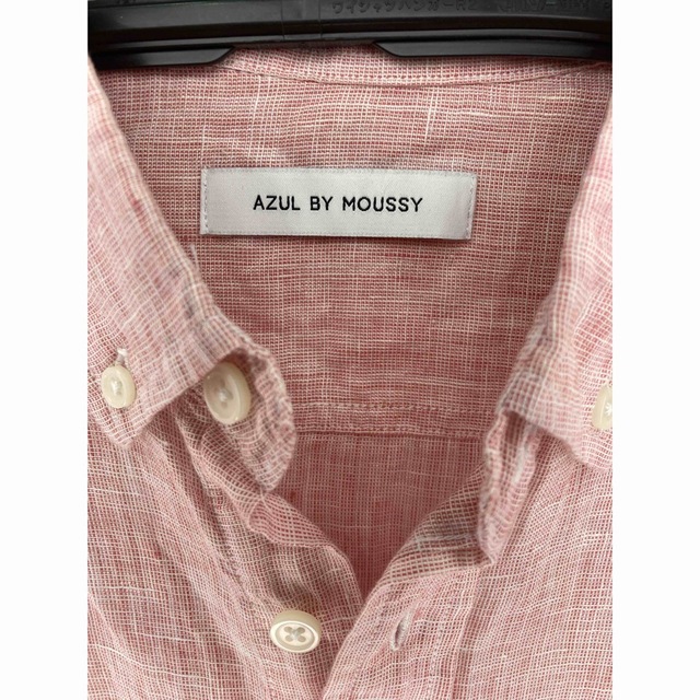 AZUL by moussy(アズールバイマウジー)のアズールバイマウジーシャツ七分丈（L） メンズのトップス(シャツ)の商品写真
