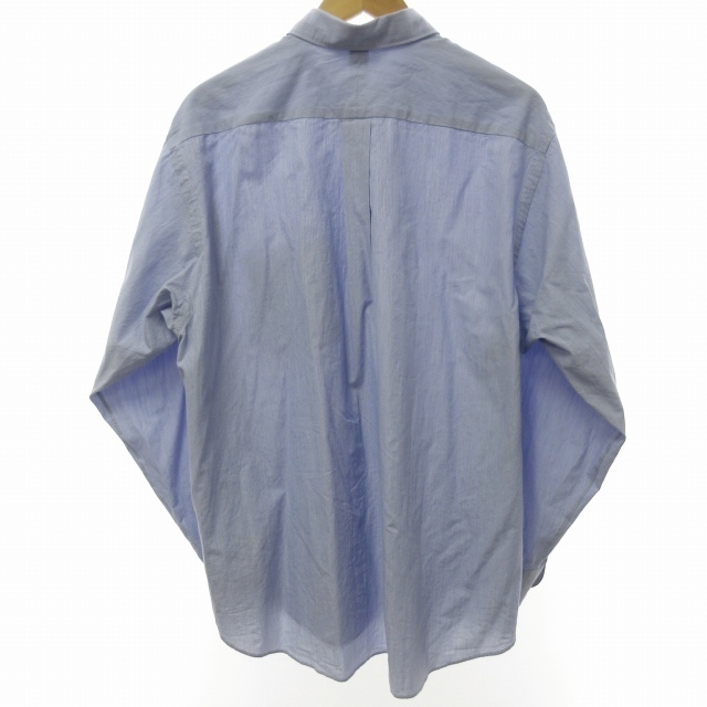 COMOLI(コモリ)のCOMOLI 22AW 美品 コモリシャツ サックスストライプ 青 1 メンズのトップス(シャツ)の商品写真