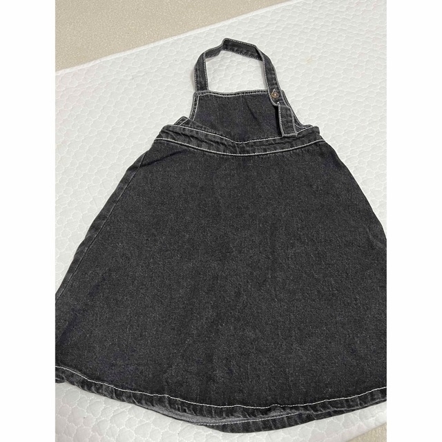 デニムワンピース　韓国子供服 キッズ/ベビー/マタニティのキッズ服女の子用(90cm~)(ワンピース)の商品写真