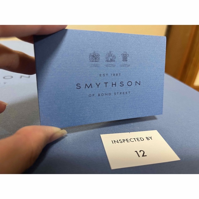 Smythson(スマイソン)のSmythson パナマレザートートバッグ　ナイルブルー レディースのバッグ(トートバッグ)の商品写真