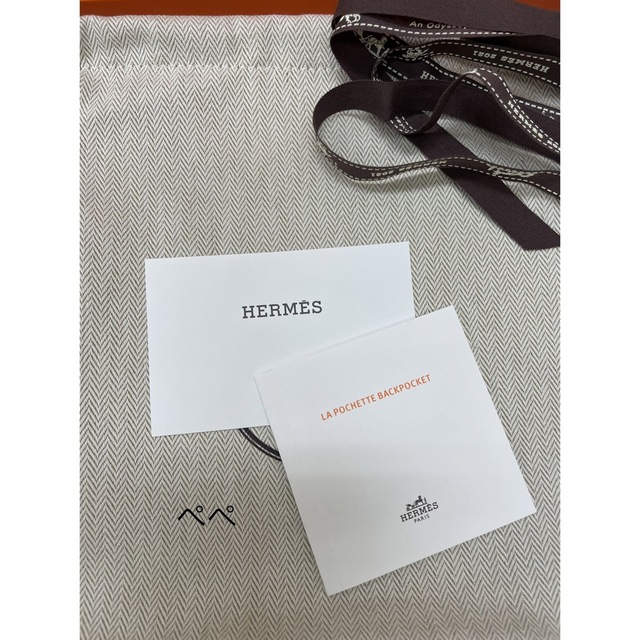 Hermes   レア⭐️バーキンセンチ用外付けポーチ⭐️ノワール⭐️未