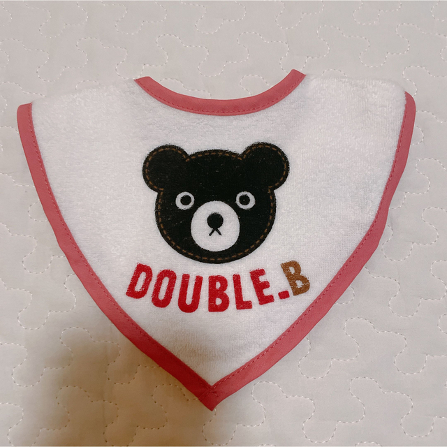 DOUBLE.B(ダブルビー)のDOUBLE.B スタイ キッズ/ベビー/マタニティのこども用ファッション小物(ベビースタイ/よだれかけ)の商品写真