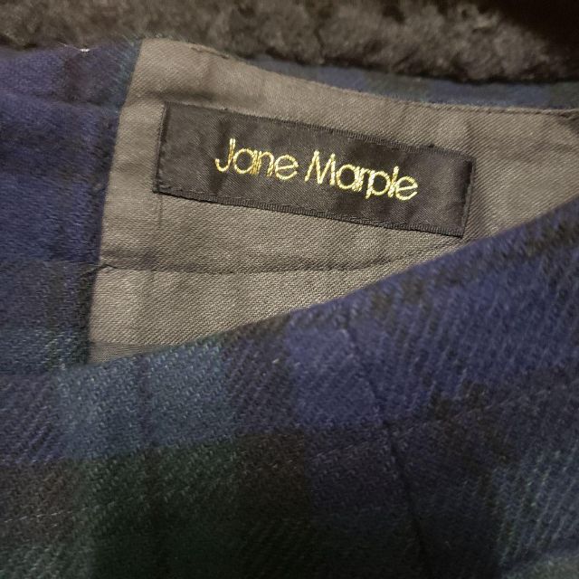 JaneMarple(ジェーンマープル)のJaneMarpleジェーンマープル　ファー付編み上げスカート レディースのスカート(ひざ丈スカート)の商品写真