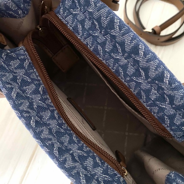 新品 MICHAEL KORS マイケルコース ショルダーバッグ デニムブルー