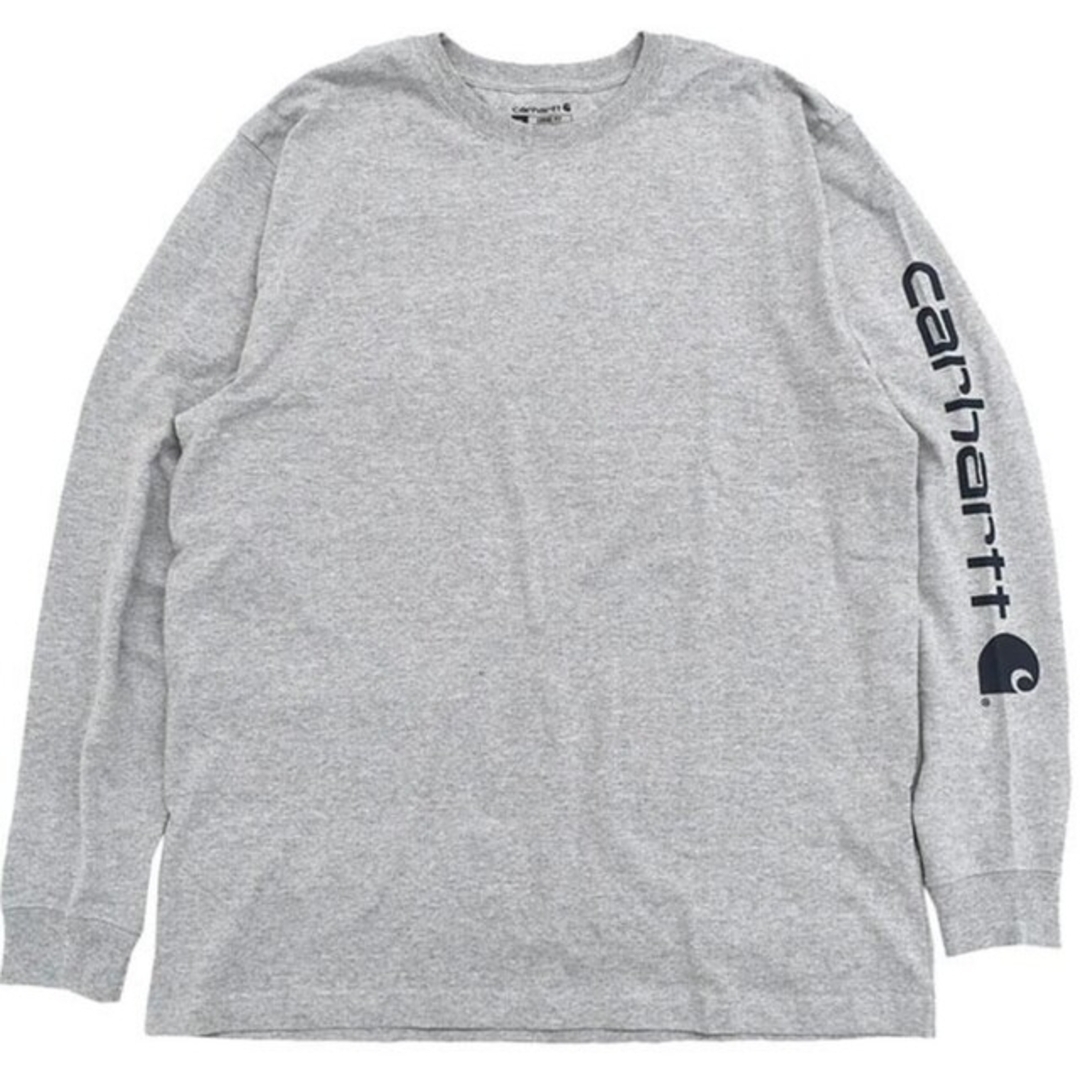 carhartt(カーハート)の【M】Carhartt カーハート ロンT K231ロゴグラフィック グレー メンズのトップス(Tシャツ/カットソー(七分/長袖))の商品写真