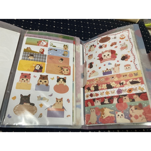 jetoy Choo choo cat シールファイル 2冊 ねこの通販 by ciao's shop｜ラクマ