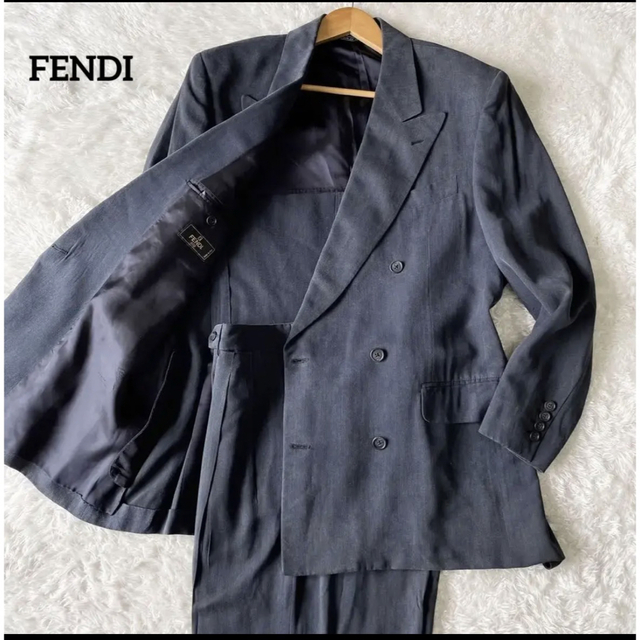 FENDI  フェンディヴィンテージ　セットアップ　菅田将暉　ダブル　シルク