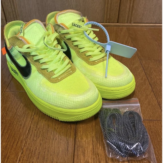 OFF-WHITE(オフホワイト)のNike x Off-Whiteナイキ×オフホワイトAir Force1スニーカ メンズの靴/シューズ(スニーカー)の商品写真