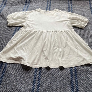 コルザ(COLZA)のペプラムコットンTシャツ(Tシャツ/カットソー(半袖/袖なし))