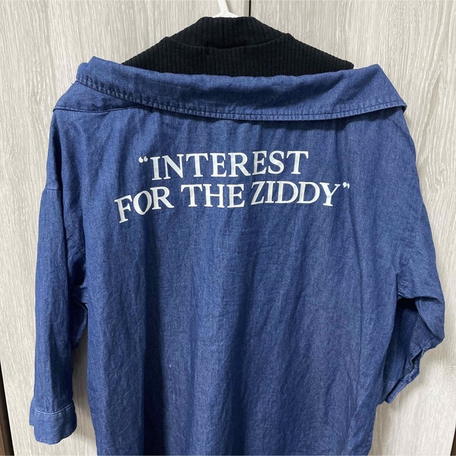 ZIDDY - ZlDDY肩出し重ね着風デニムシャツ150センチの通販 by ZIDDY - ZlDDY肩出し重ね着風デニムシャツ150センチの通販 by