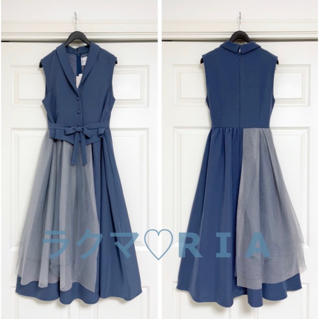 新品 Ameri アメリ TULLE DOCKING DRESS  結婚式