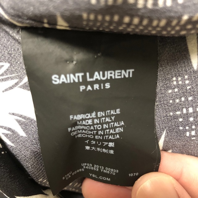 SAINT LAURENT - キムタク HERO 同型同色 サンローランアロハ SAINT LAURENT - キムタク HERO 同型同色 サンローランアロハ