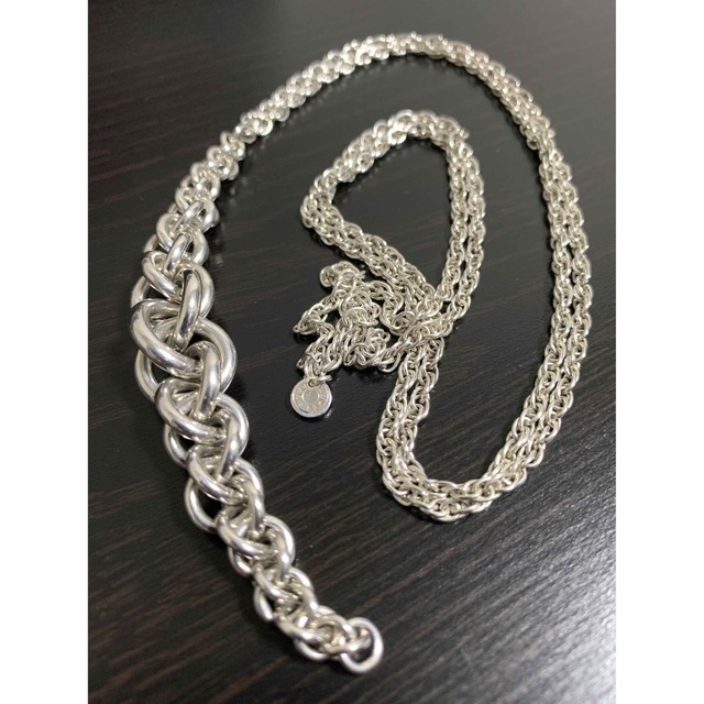 Hermès Vintage Silver Necklace39sPiece