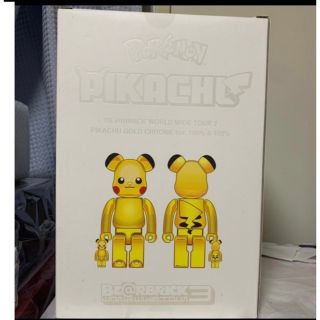 BE@RBRICK ピカチュウ GOLD CHROME 100％ & 400％(その他)