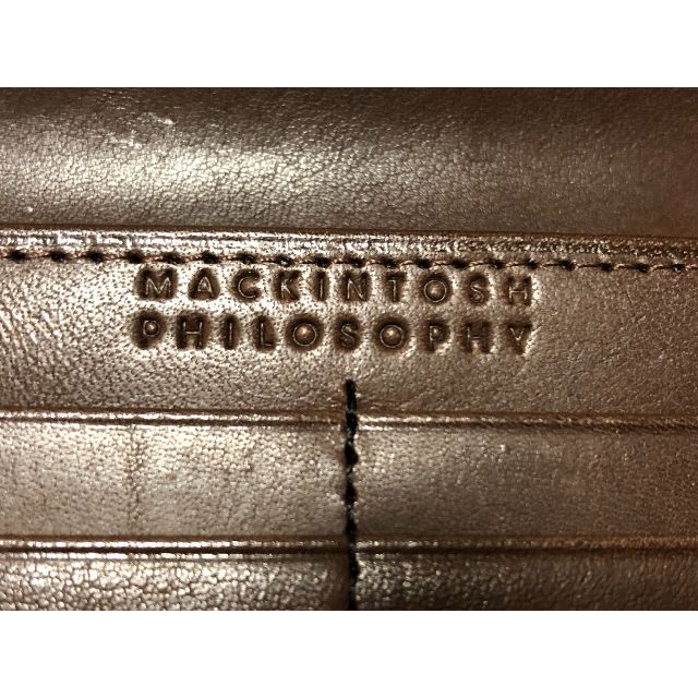 MACKINTOSH PHILOSOPHY(マッキントッシュフィロソフィー)の61新品マッキントッシュ フィロソフィー本革長財布ブラッドノック￥17600 メンズのファッション小物(長財布)の商品写真