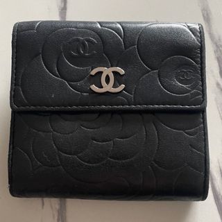 シャネル(CHANEL)のCHANEL シャネル カメリア折り畳み財布(財布)