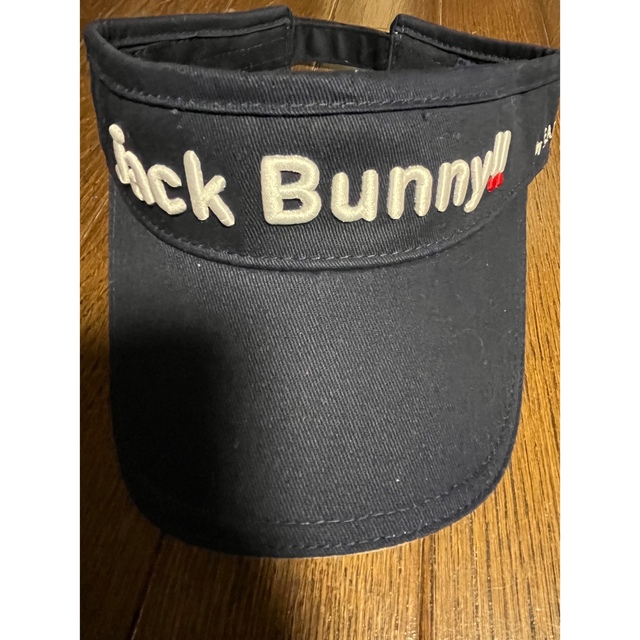 JACK BUNNY!!(ジャックバニー)のジャックバニー　byパーリーゲイツ  サンバイザー　美品 スポーツ/アウトドアのゴルフ(ウエア)の商品写真