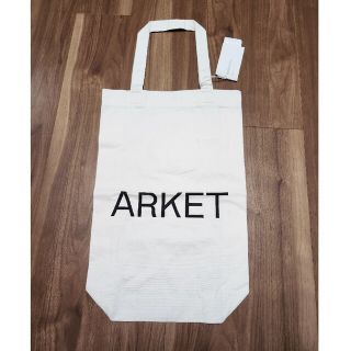 エイチアンドエム(H&M)のARKET トートバッグ ホワイト H＆M ZARA(トートバッグ)