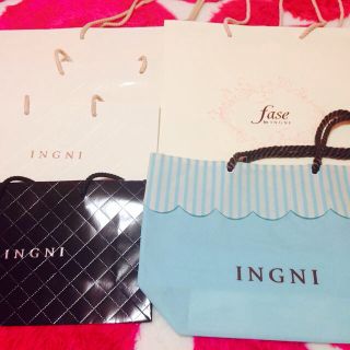 イング(INGNI)のINGNIショッパーセット(ショップ袋)