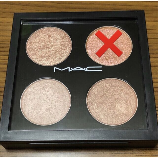 MAC(マック)のmacプロパレットとシングルアイシャドウレフィル4色の5点セット コスメ/美容のベースメイク/化粧品(アイシャドウ)の商品写真
