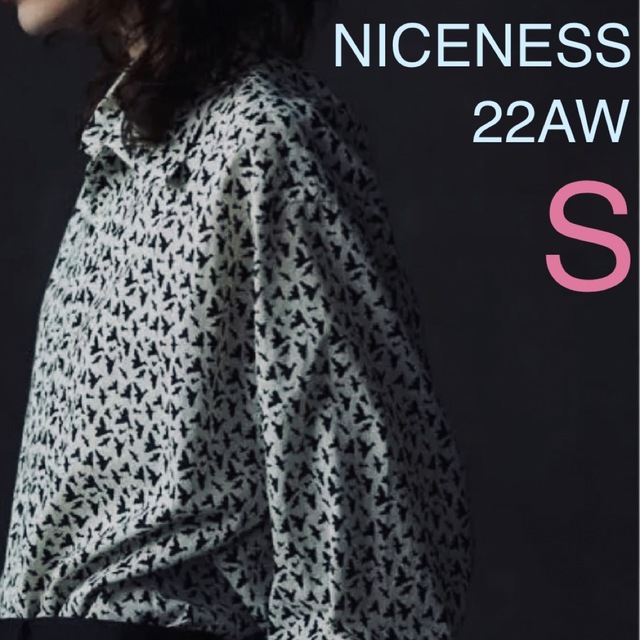 nicenessNICENESS LEE BIRD KADHIブロックプリントシャツ サイズS