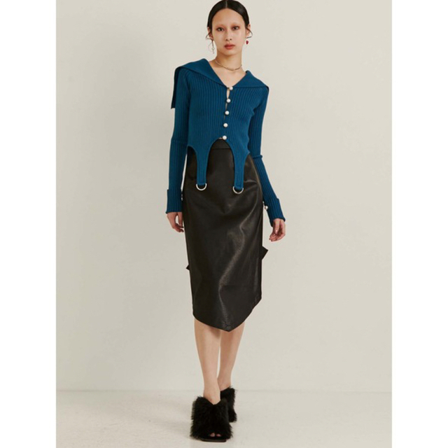 PAMEO POSE - PAMEO POSE LIPSTICK SKIRT レザー タイトスカート 新品