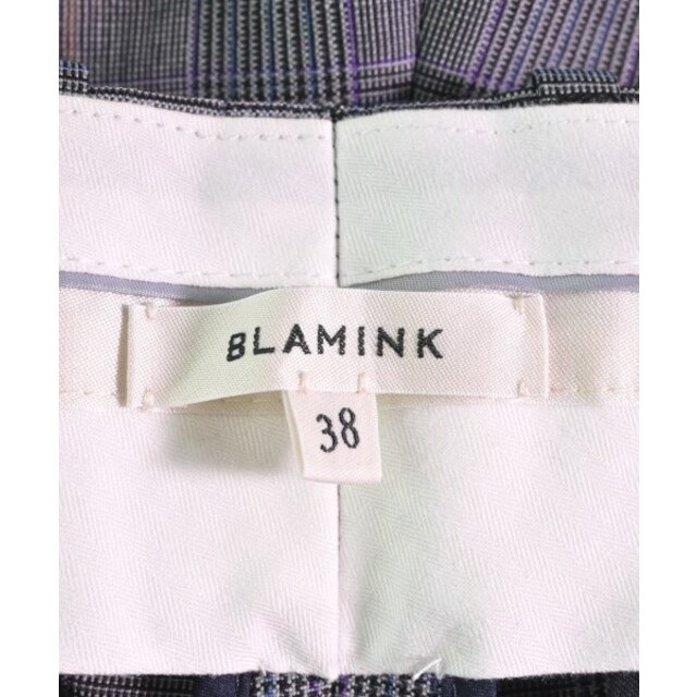 BLAMINK - BLAMINK ブラミンク スラックス 38(M位) グレーx黒等