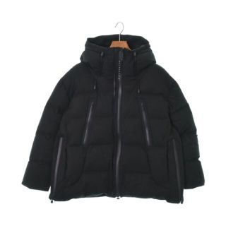 デサント(DESCENTE)のDESCENTE デサント ダウンジャケット/ダウンベスト S 黒 【古着】【中古】(ダウンジャケット)