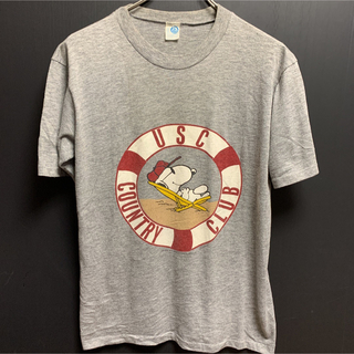 スヌーピー(SNOOPY)のvintage Snoopy 70s ARTEX  サークルTシャツ　スヌーピー(Tシャツ/カットソー(半袖/袖なし))
