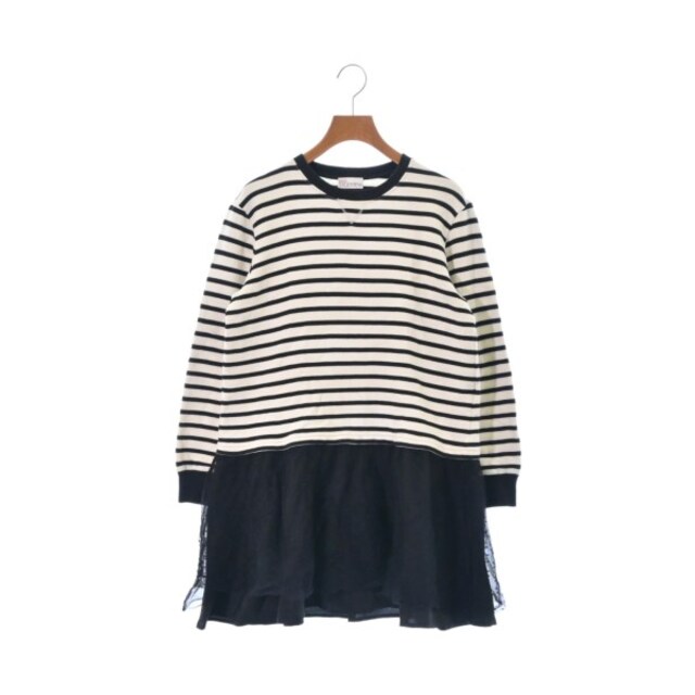 RED VALENTINO ワンピース S 白x黒(ボーダー) - www.ecotours-of