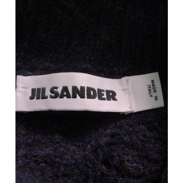 Jil Sander(ジルサンダー)のJIL SANDER ジルサンダー ニット・セーター 48(L位) 紺 【古着】【中古】 メンズのトップス(ニット/セーター)の商品写真