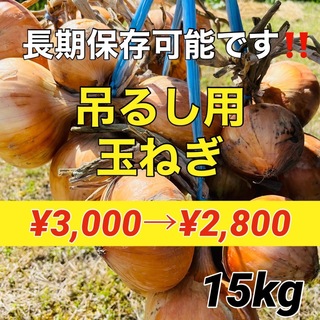 【セール中❗️】吊るせて保存できる‼️玉ねぎ15キロ入❗️(野菜)