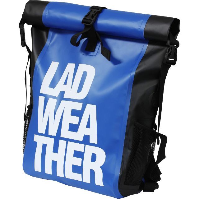 【色: ブルー/ホワイト】ラドウェザー防水バッグ 完全防水 リュック 防水 25