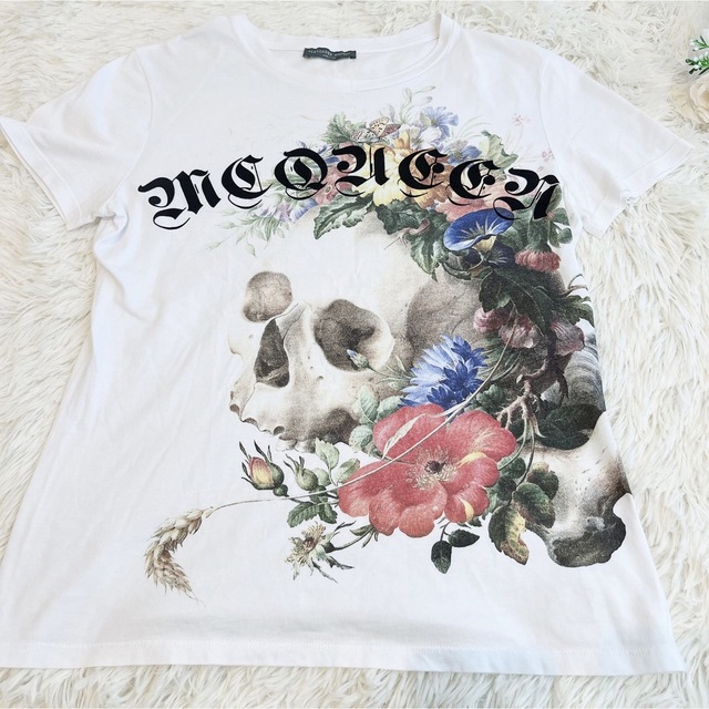 Alexander McQueen - 【美品】アレキサンダーマックイーン Tシャツ スカル サイズ40の通販 by ぷち☆お値段交渉承ります。| アレキサンダーマックイーンならラクマ