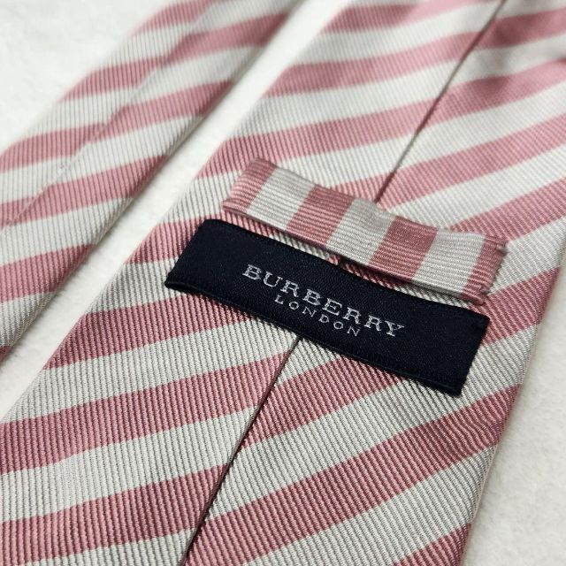 BURBERRY - BURBERRY LONDON☆ハイブランドネクタイ☆ピンク