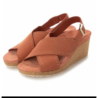 ビルケンシュトック(BIRKENSTOCK)の BIRKENSTOCK Samira NU Earth Red Rivets(サンダル)